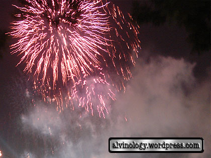 New Year fireworks@Marina Bay 2007/08 - Alvinology