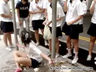 ACJC girl gets tied up and tortured... by friends "celebrating" her birthday - Alvinology