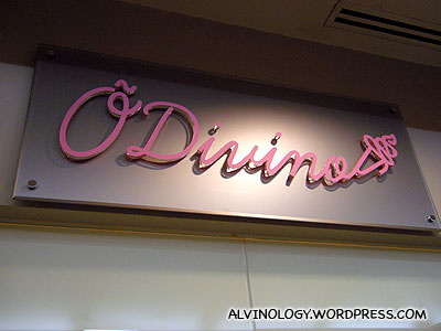 O'Divino @ Sunshine Plaza - Alvinology