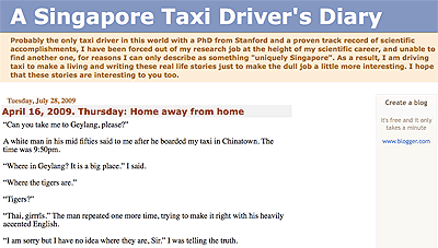 Cai Mingjie: Singapore Taxi Driver with PhD from Stanford University - Alvinology