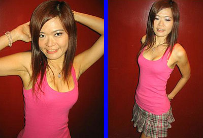 Tracy Ang Soo Hua (Sunshine Tracy) is a model under Steven Lim - Alvinology