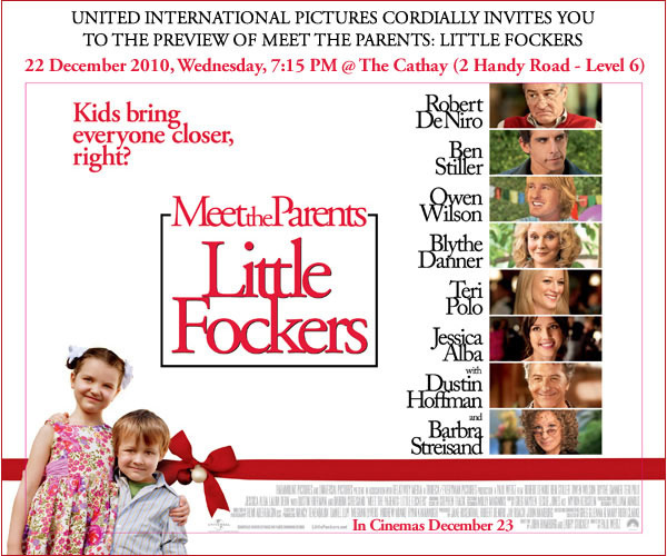 Meet The Parents: Little Fockers - Alvinology