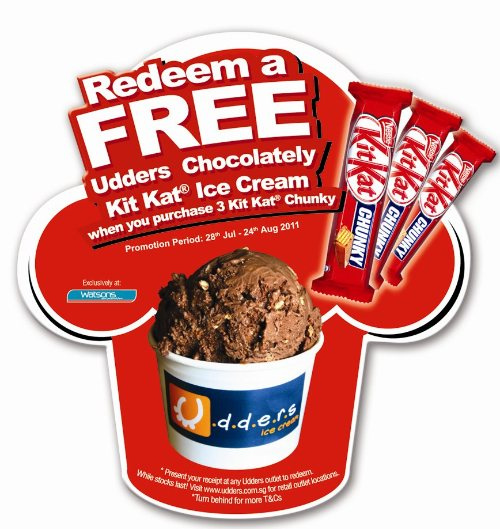 Free Udders Chocolately Kit Kat Ice Cream! - Alvinology