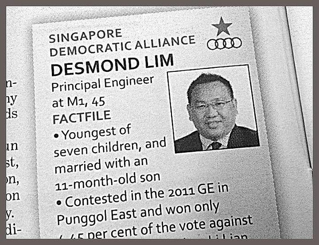 SDA's Desmond Lim Bak Chuan declares intention to contest in Punggol East By-Election - Alvinology
