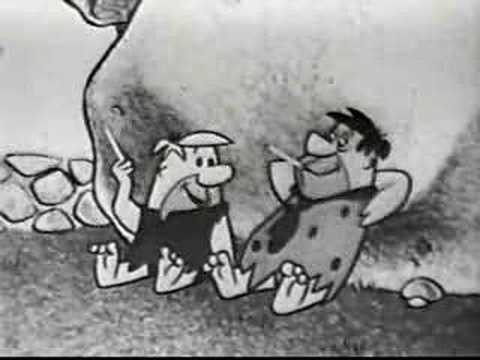 Flintstones selling cigarettes (old TVC) - Alvinology