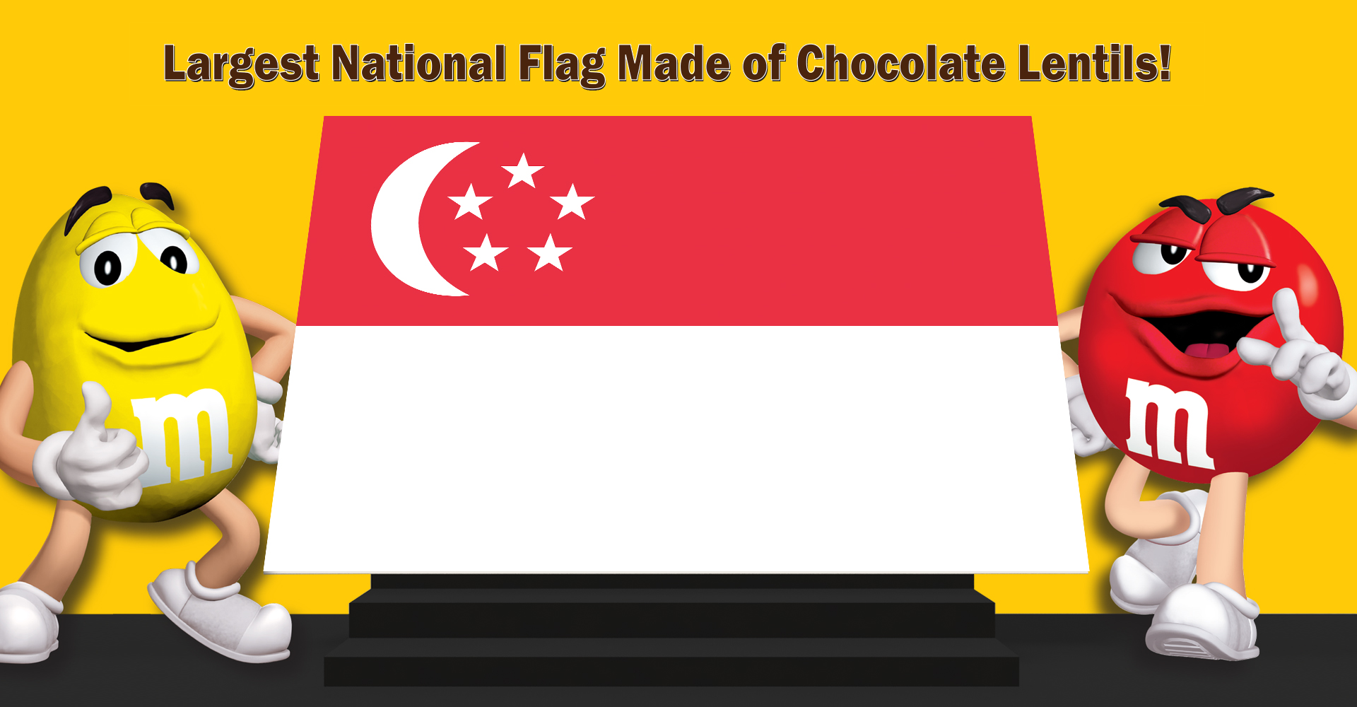 M&M’S needs our help to make the biggest Singapore flag out of chocolate this National Day - Alvinology