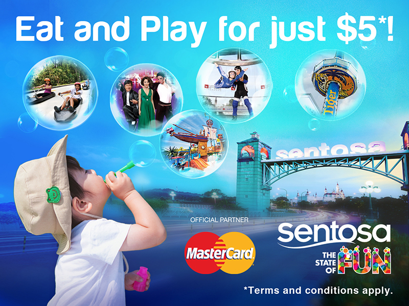 $5 Deals for MasterCard Holders at Sentosa + GIVEAWAY - Alvinology