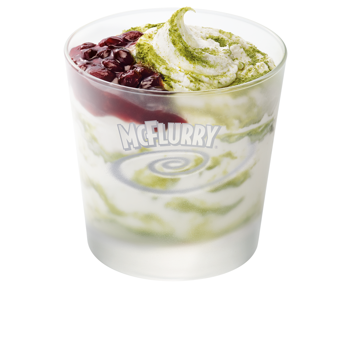 Matcha McFlurry with Red Bean