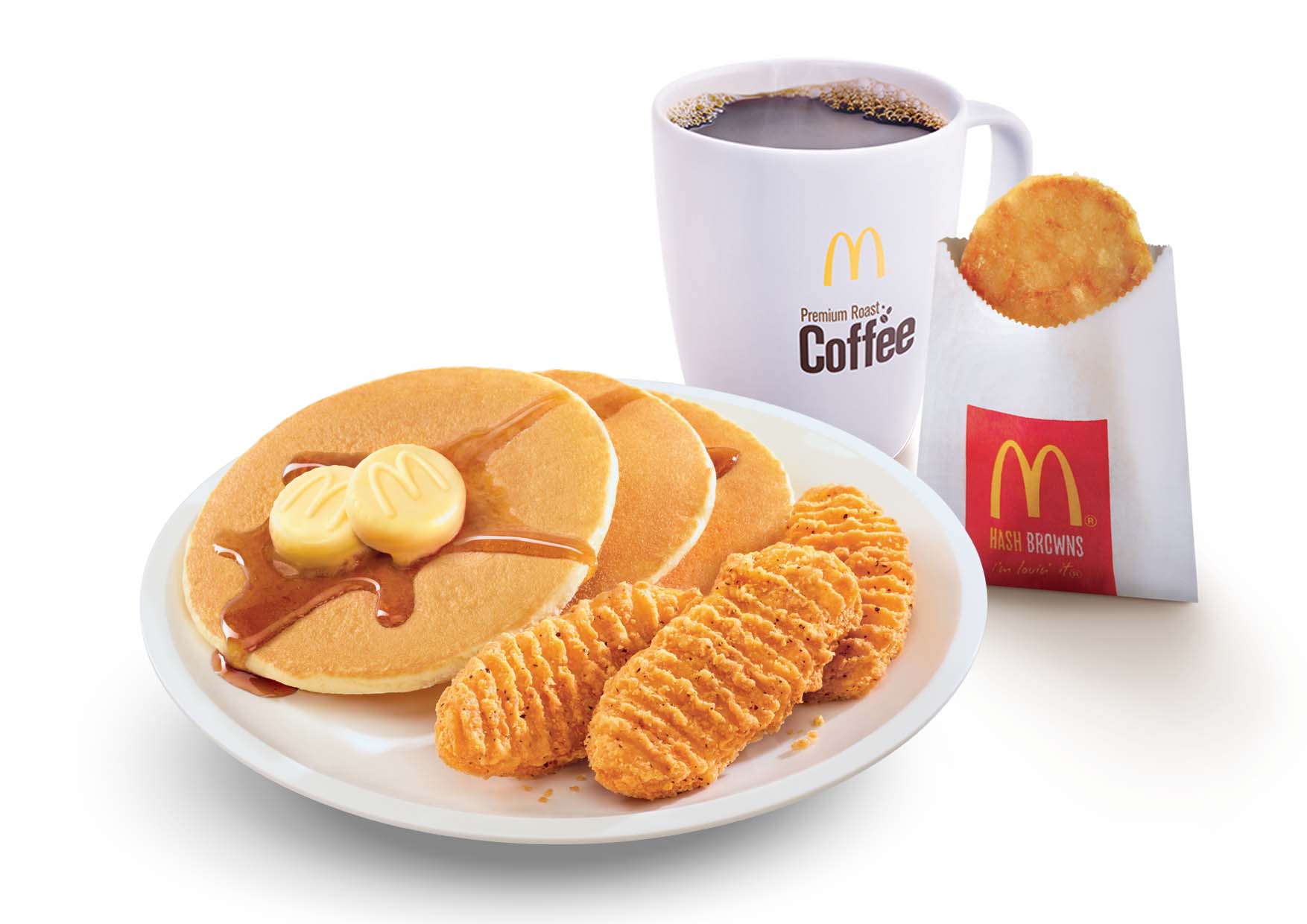 McDonald's now lets you order 3 hotcakes with 3 chicken nuggets as a morning meal - Alvinology