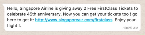SPAM Alert! Free vouchers for whatever is NOT REAL - Alvinology