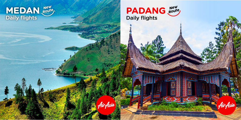 AirAsia offers promo fares for Medan and Padang until November 11 to celebrate two new routes to Indonesia - Alvinology