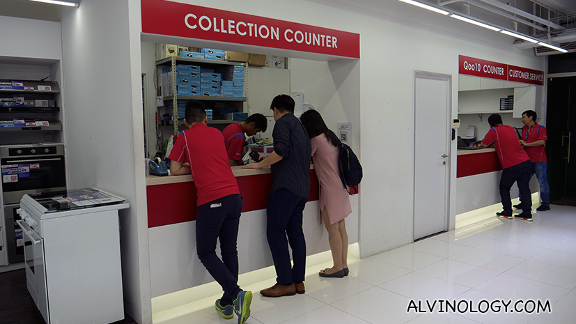 Collection counter upon payment