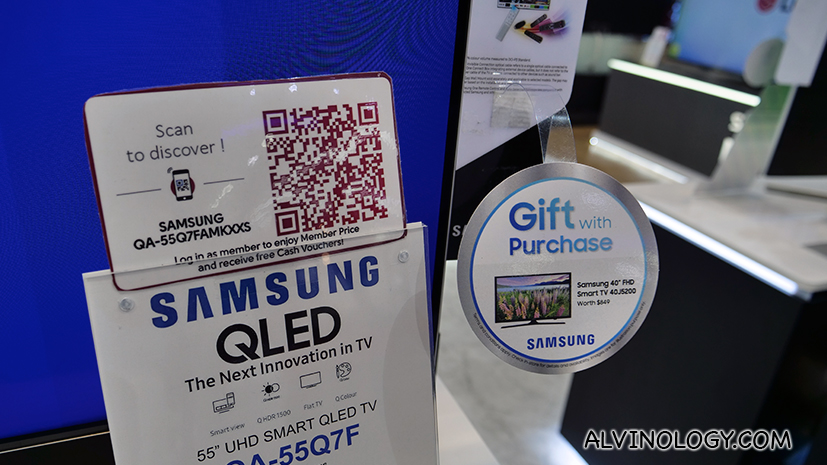 Scan the QR code on the product tag to make your purchase