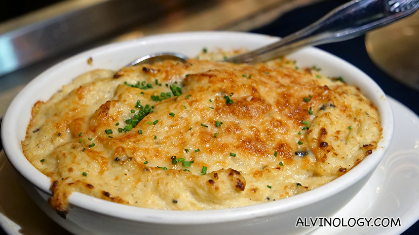 Mussels are available at Morton's The Steakhouse for their Autumn menu Truffle Cauliflower Mash (S$28++)