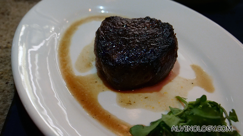 Mussels are available at Morton's The Steakhouse for their Autumn menu 14oz Bone-in Filet Mignon (S$138++)