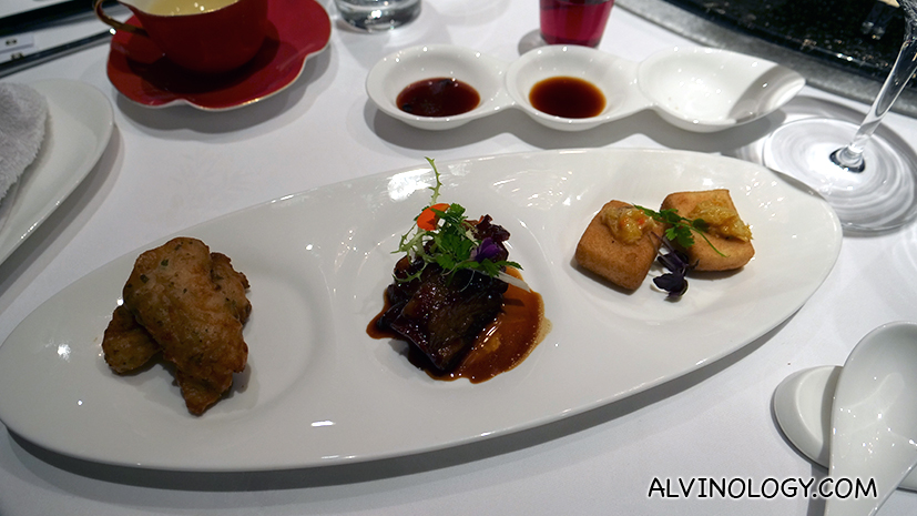 Starter which consists of three items