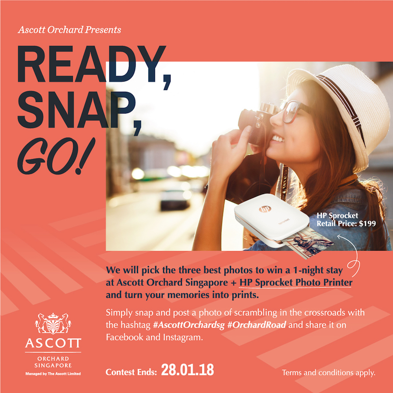 Crossing Orchard Road’s New Scramble Walk Could Win You a Staycation at Ascott Orchard Singapore! - Alvinology