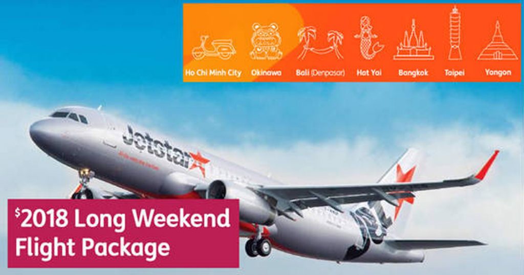 Jetstar Ultimate 2018 for S$2018 Long Weekend Travel Deals! - Alvinology