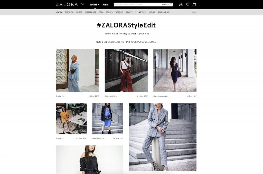 ZALORA makes styling your OOTDs easier with #ZALORAStyleEdit and their Be Inspired page - Alvinology