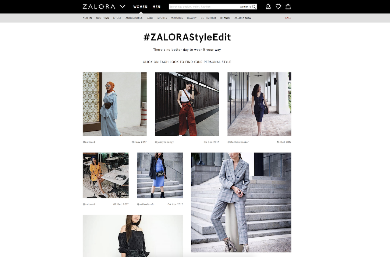 ZALORA makes styling your OOTDs easier with #ZALORAStyleEdit and their Be Inspired page - Alvinology