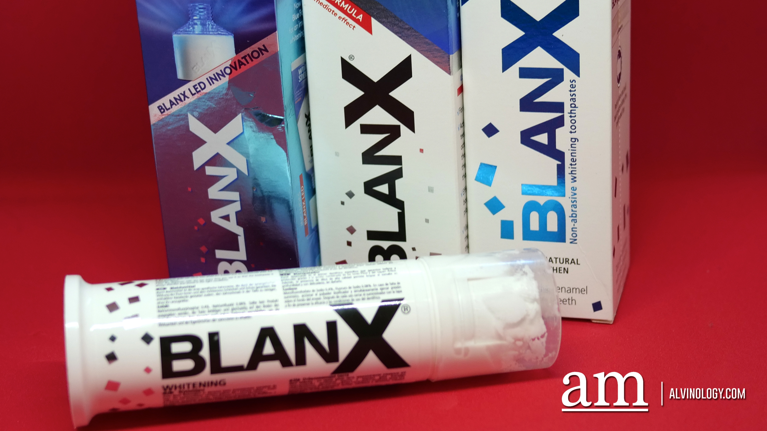 BlanX White Shock - this toothpaste brand from Italy uses a LED accelerator to whiten your teeth - Alvinology