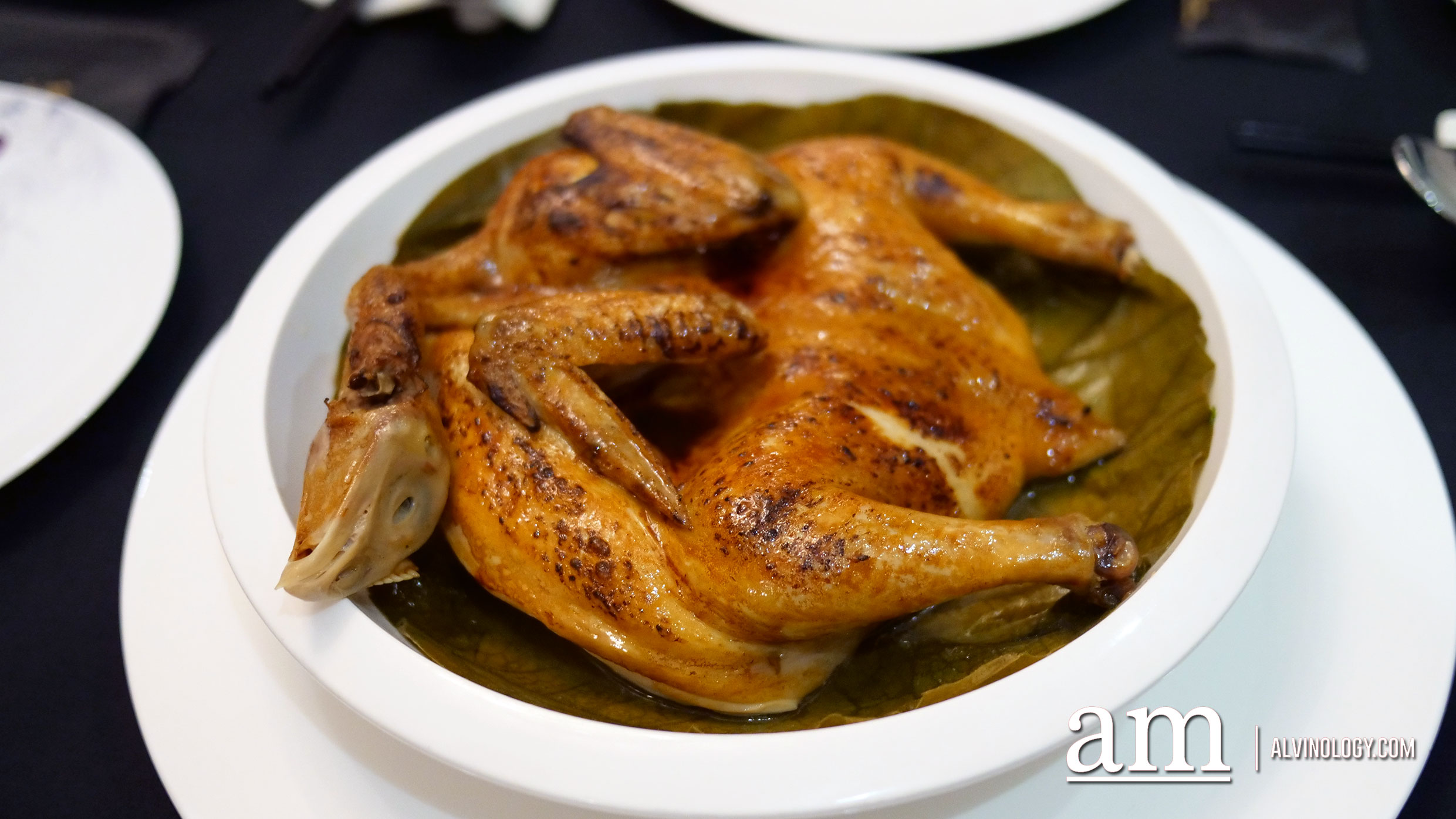 This creative interpretation of 火鸡 (Chinese for turkey) is available for just S$1 at Dragon Bowl The chicken before it is fired up