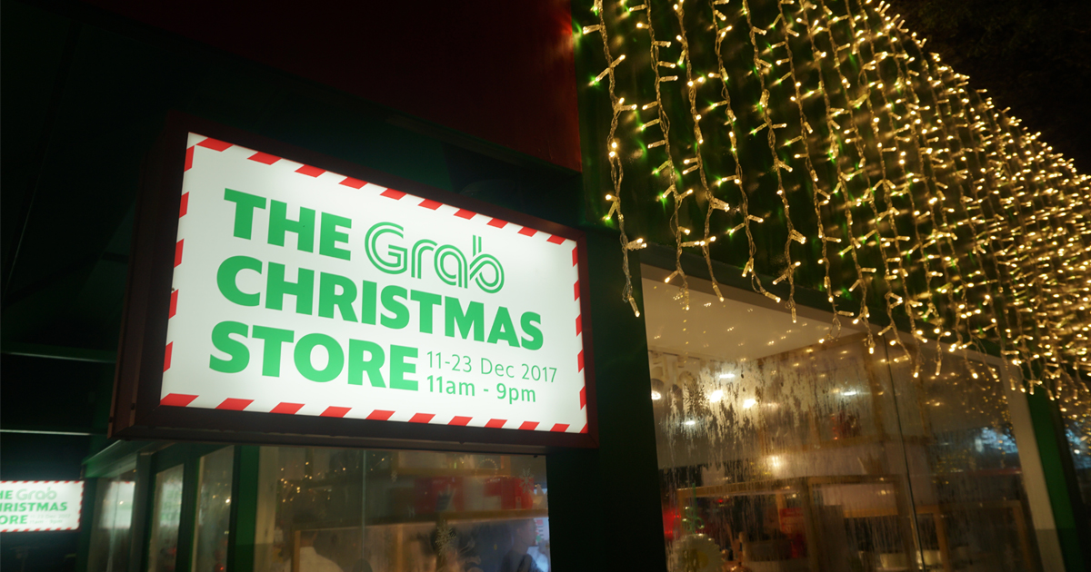 GrabRewards Christmas Store - Singapore’s only 100 percent ‘Cashless’ pop-up store - Alvinology