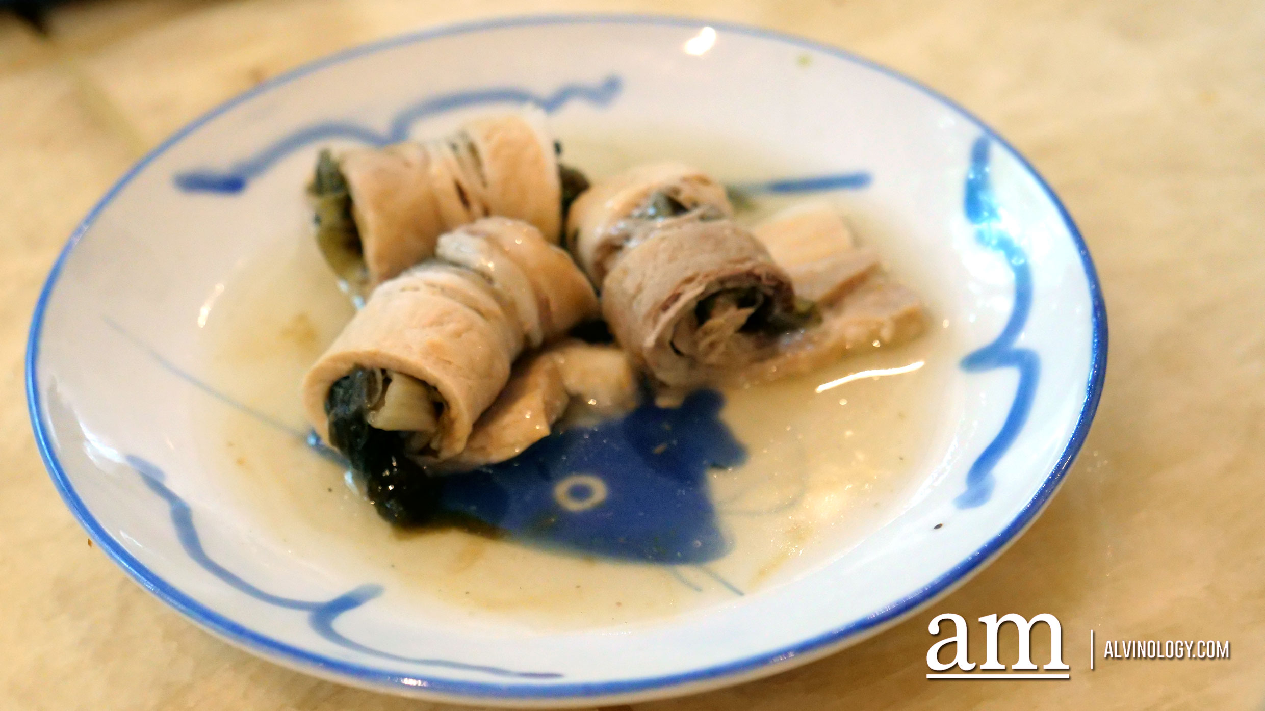 Braised pork belly with hakka preserved vegetable 