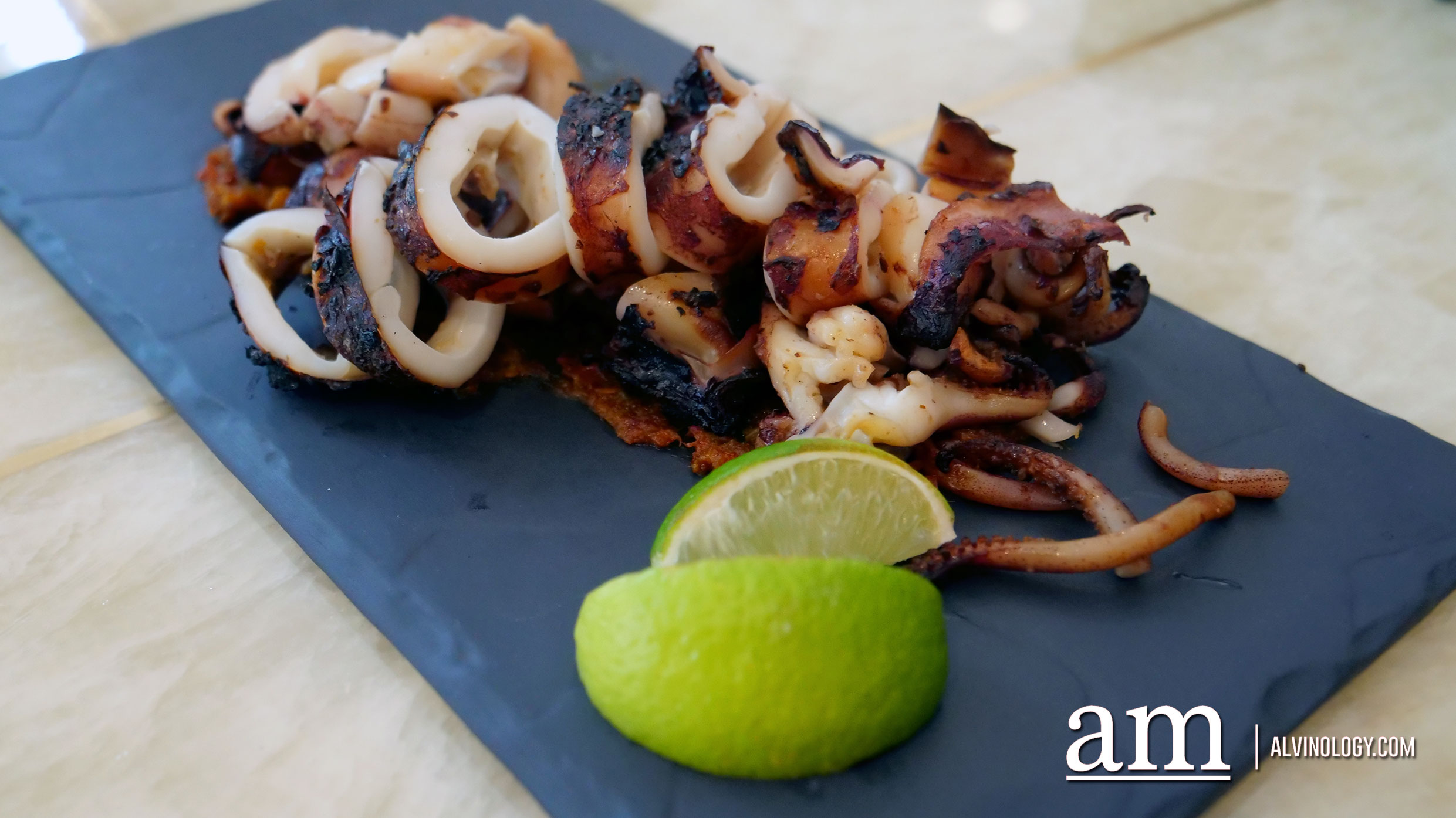 Grilled Hokkaido squid 