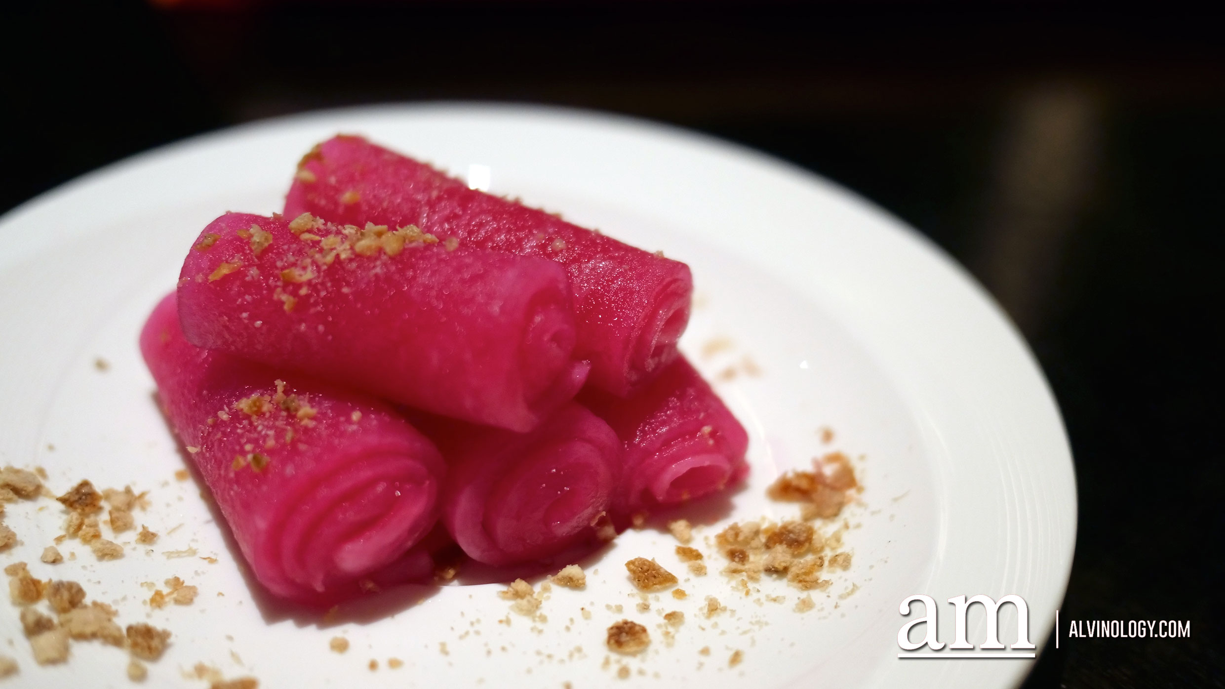 Orange Peel Daikon Roll