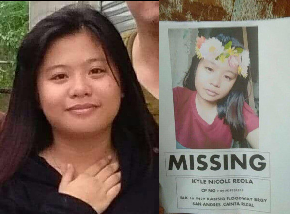 P20,000 reward for finding missing teenager Kyle Nicole Reola in the Philippines - Alvinology