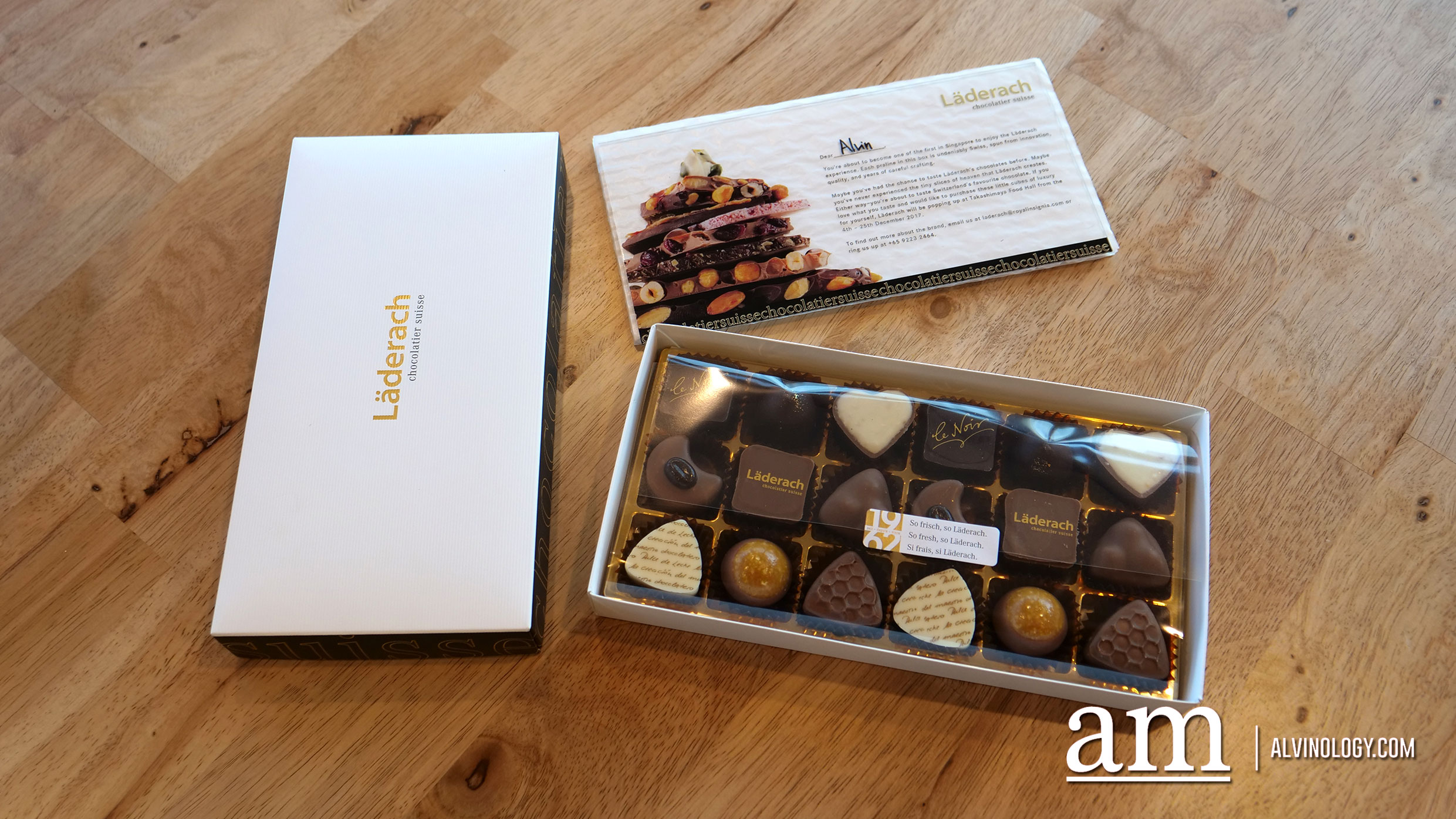 Läderach - Switzerland top boutique chocolate brand is here in Singapore with a pop-up store - Alvinology
