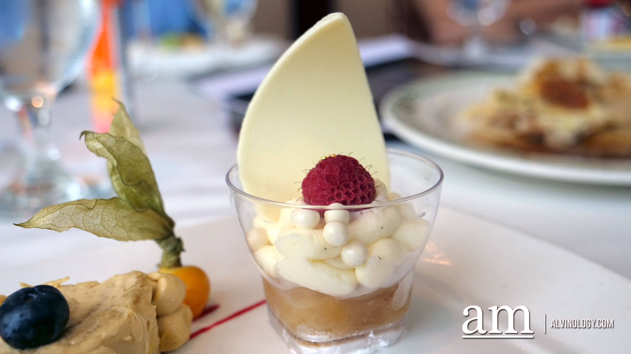 Dulcey Caramel Creameux, Whipped Dulcey Ganache, Caramel Sponge and Haagen-Dazs Rum and Raisin Ice Cream