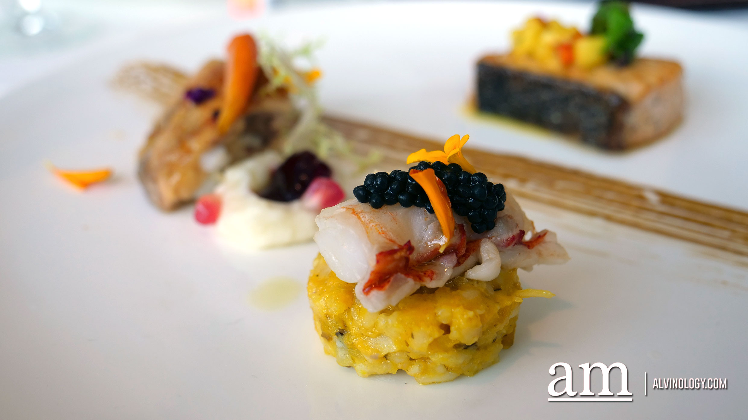 Oven Baked Cajun Lobster Tail with Avruga Caviar