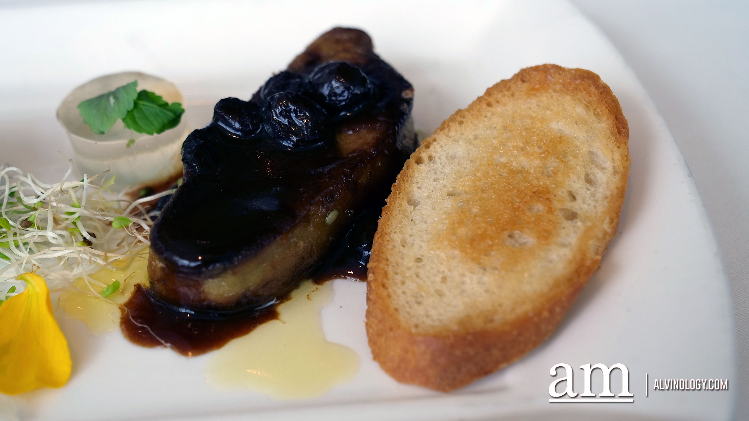 Foie Gras with Thyme Gelee