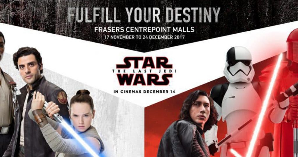 STAR WARS Celebrates Christmas at Frasers Centrepoint Malls - Alvinology