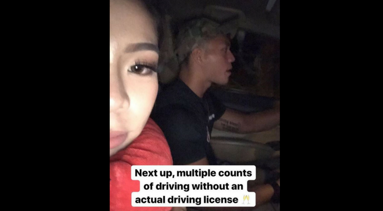Ashry Owyong Min's $2,200 fine for driving another girl's car without a license proves that karma is real - Alvinology