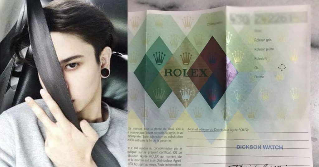 Singapore influencer accused of swapping an original Rolex watch with a fake - Alvinology