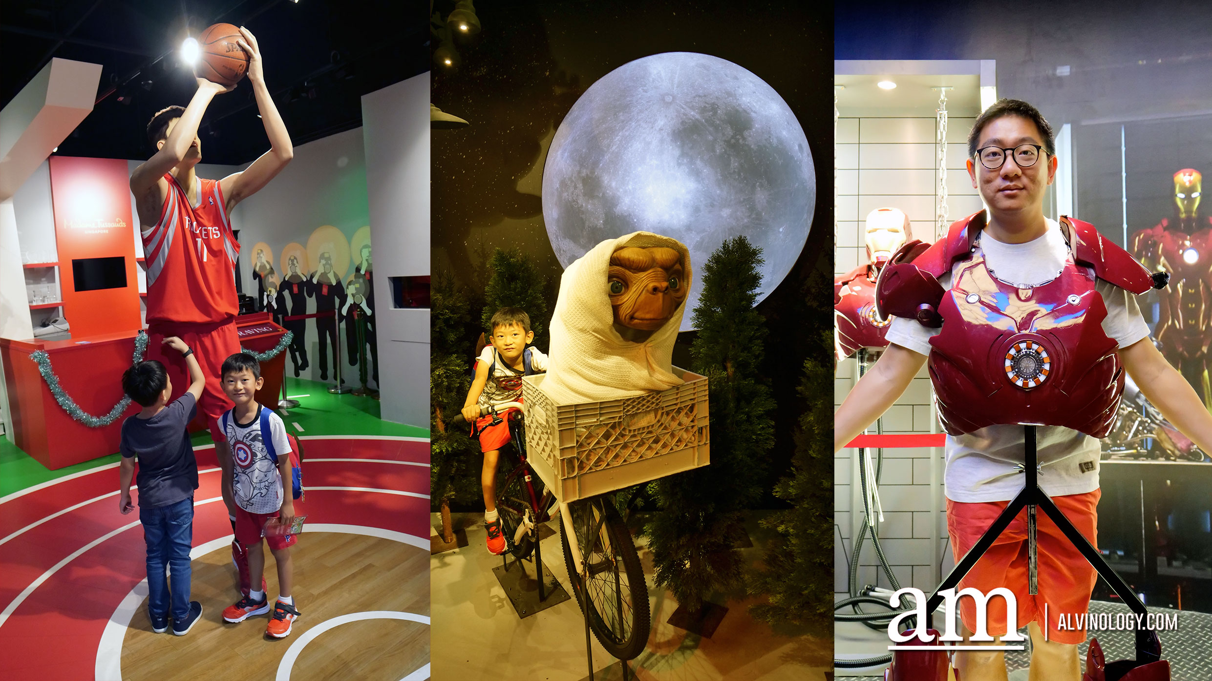 E.T., Yao Ming and Iron Man suit 