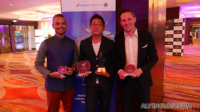 Alvinology wins Best Airline Blog at the TBC Asia Travel Blogger Awards - Alvinology