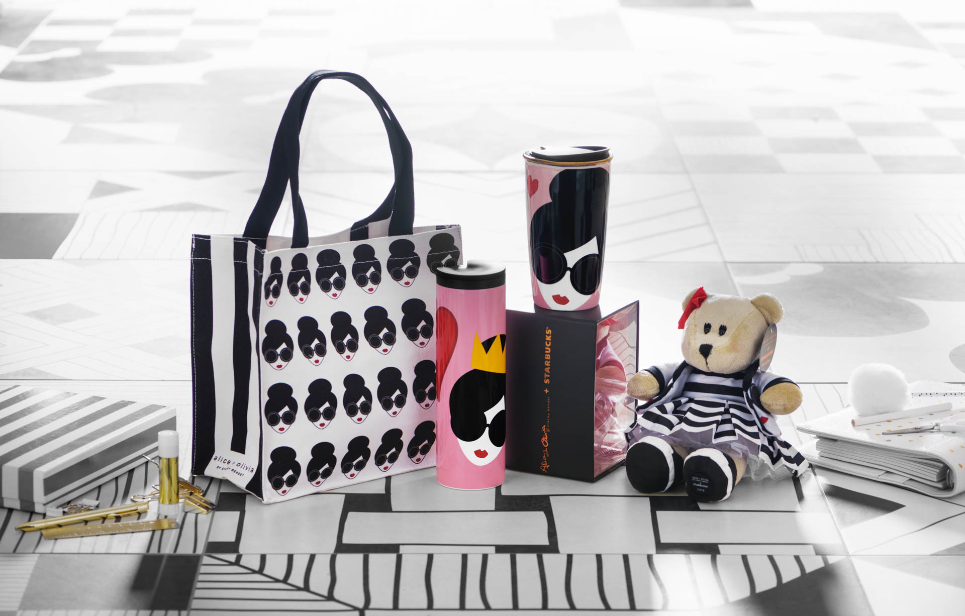 Starbucks alice + olivia merchandise returns with a bolder collection that could be your Valentine's Day gift - Alvinology