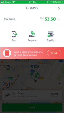Grab Angbao are just waiting for you and your family in the app - Alvinology