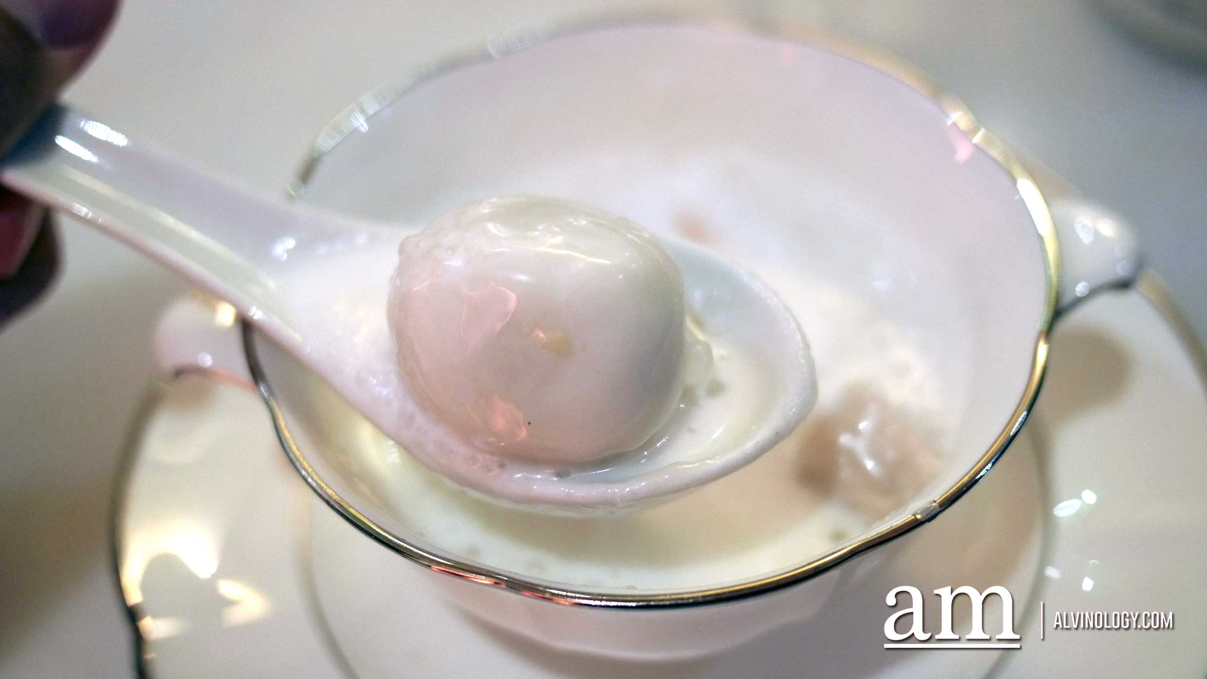 How about a Peranakan-style Lunar New Year reunion dinner this year? Available at INDOCAFE - the white house Bubur cha cha with glutinous ball