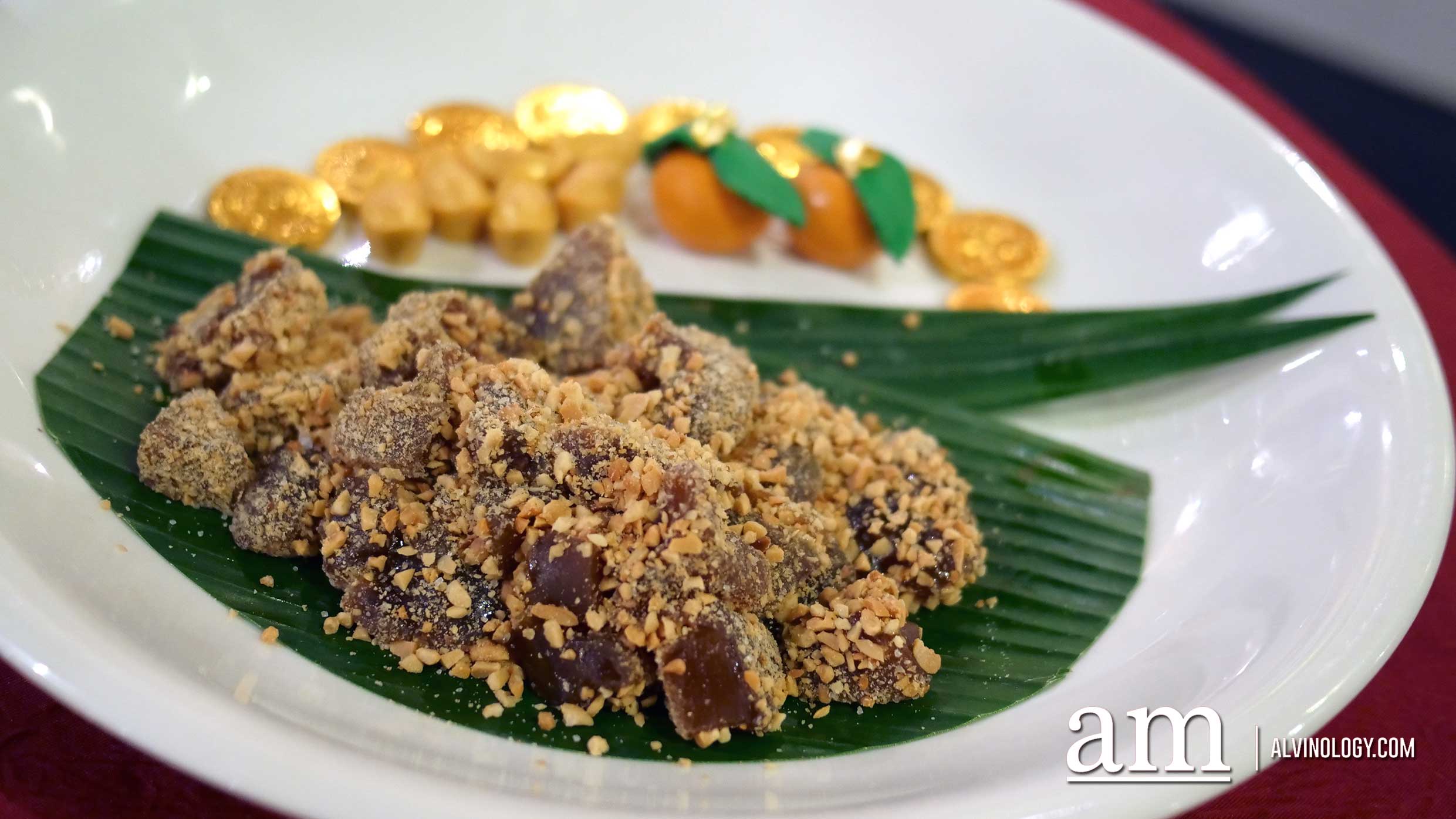 Peanut-crusted Nian Gao 