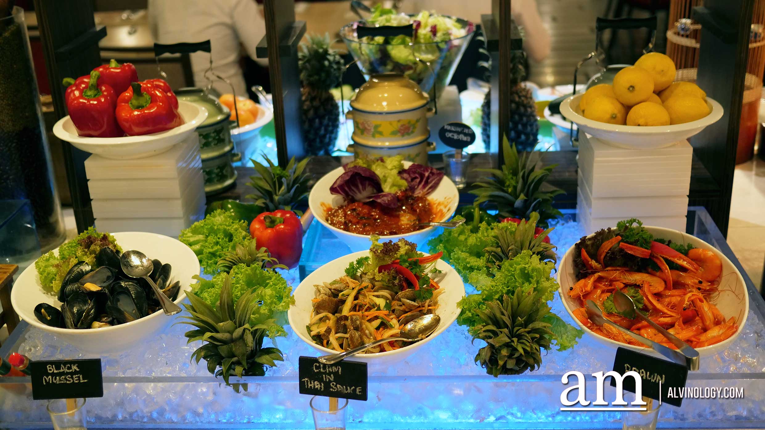 Buffet spread 