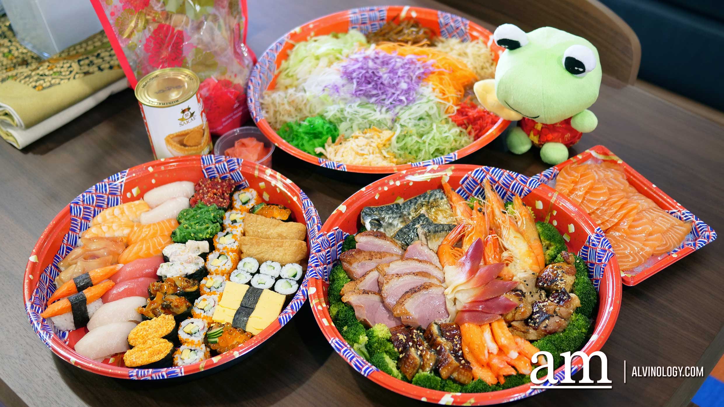 Sakae Sushi Yusheng Delivery - from just S$38.88, with salmon and abalone options - Alvinology