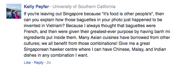 Singaporean food doesn't count in travel writer's list of top ten Asian cuisine - Alvinology
