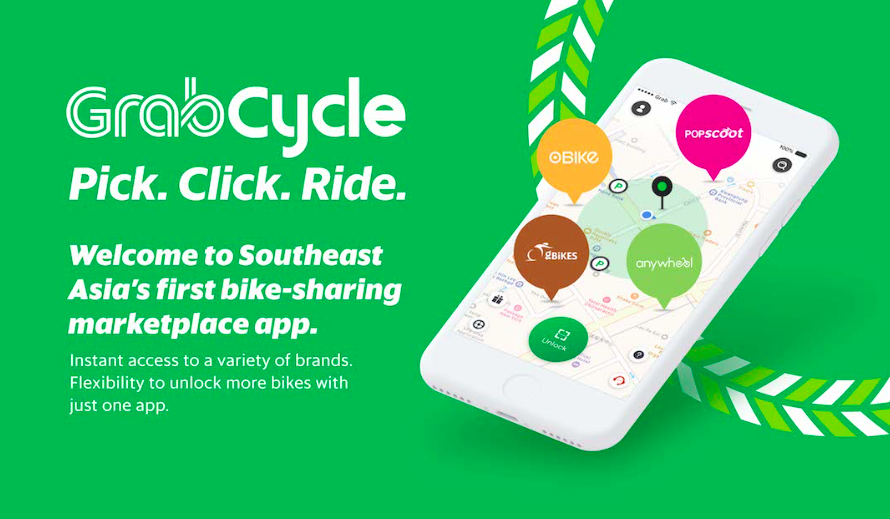 Grab to include oBike, GBikes, Anywheel and Popscoot in new GrabCycle Beta bike rental app - Alvinology