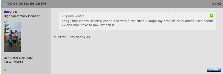 No one is surprised you can buy cheap e-scooter on Carousell, so netizens laugh at the sellers instead - Alvinology