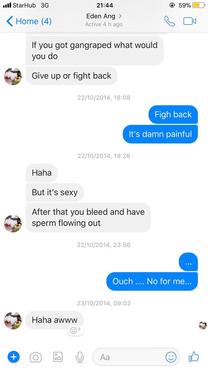 Eden Ang allegedly asked this bisexual girl to star in a porn film filled with blood and violence - Alvinology